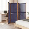 vidaXL 4-Panel Room Divider Dark Blue 280x180 cm