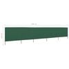 vidaXL 5-panel Wind Screen Fabric 600x160 cm Green