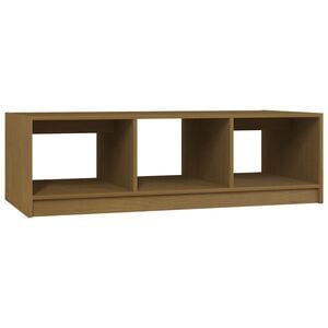 vidaXL Coffee Table | Honey Brown | Solid Pinewood | Storage | Coffee Table