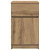 vidaXL Bedside Cabinet Artisan Oak 39x35x65 cm Engineered Wood