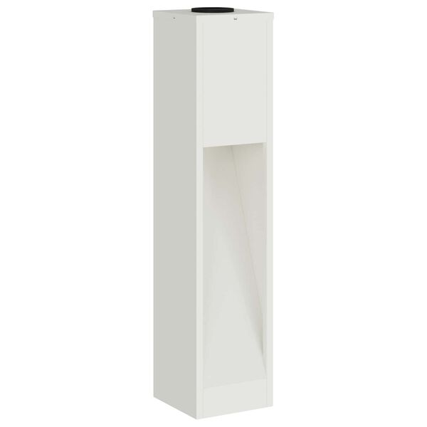 vidaXL Solar Led Pathway Light 2 pcs White Cold Rolled Steel