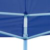 vidaXL Party Tent Folding Blue 291 x 580 x 315 cm Oxford Fabric