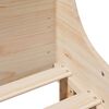 vidaXL Bed Frame without Mattress 140x200 cm Solid Wood Pine