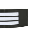 vidaXL Outdoor Wall Light Black 32 x 10 x 10 cm Stainless steel