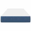vidaXL Bed Mattress with Mattress Blue 90 x 200 cm Fabric