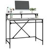 vidaXL Desk Grey Sonoma 100x50x90 cm Engineered Wood and Iron