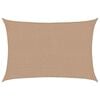 vidaXL Sunshade Sail 160 g/m&sup2; Taupe 2,5x4 m HDPE