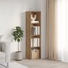 vidaXL Book Cabinet/TV Cabinet Artisan Oak 36x30x143cm Engineered Wood