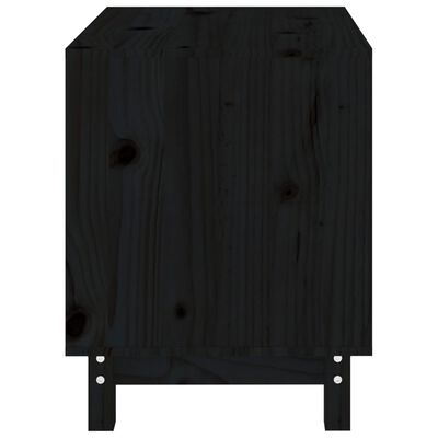 vidaXL Dog House Black 60x45x57 cm Solid Wood Pine