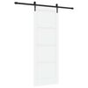 vidaXL Sliding Door ORKDAL 78 x 211 cm Engineered Wood White and Black