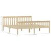 vidaXL Bed Frame without Mattress with 4 Drawers Solid Wood 180x200 cm Super King