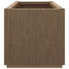 vidaXL Garden Flower Box Brown 80 x 36 x 35 cm PP