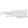 vidaXL Bed Frame without Mattress White 160x200 cm Solid Wood Pine