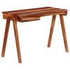 vidaXL Writing Desk with Drawer 110x50x77 cm Solid Wood Acacia