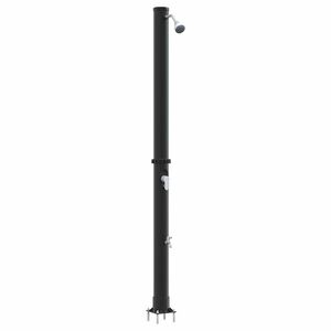 vidaXL Outdoor Solar shower 20 L PVC and Aluminium Black