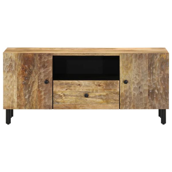 vidaXL TV Cabinet 105x33x46 cm Solid Wood Mango
