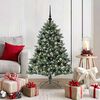 vidaXL Artificial Christmas Tree with 150 LEDs Green 85 x 85 x 120 cm