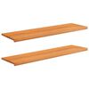 vidaXL Window Sills 2 pcs Light Brown 160 x 40 x 2 cm Solid Beech Wood