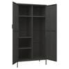 vidaXL Wardrobe Anthracite 90x50x180 cm Steel