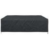 vidaXL Furniture Cover Plain Black 260 x 260 x 70 cm 600D