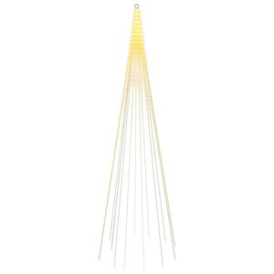 vidaXL Christmas Tree on Flagpole Warm White 732 LEDs 500 cm