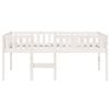 vidaXL Children's Bed without Mattress White 90x200 cm Solid Wood Pine