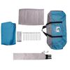 vidaXL Tents with Roof with Air Vent Blue 220 x 233 x 184 cm Polyester