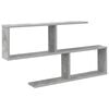 vidaXL Wall Shelf Concrete Grey 100 x 12 x 50.5 cm Engineered Wood