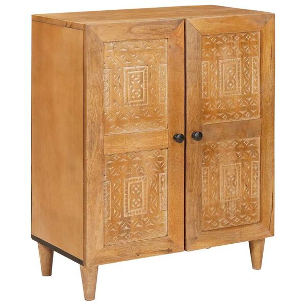 vidaXL Sideboard Light brown 60 x 33 x 75 cm Solid mango wood
