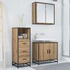 vidaXL Bathroom Furniture Set Artisan Oak 35 x 37.5 x 100 cm