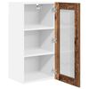 vidaXL Hanging Cabinet Old Wood 40 x 31 x 80 cm Engineered Wood