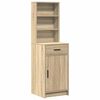 vidaXL Dressing Table Set with Drawer 2 pcs Sonoma Oak Engineered Wood