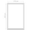 vidaXL Greenhouse Aluminium 421x190x195 cm 15.6 m³