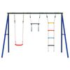 vidaXL Outdoor Swing Set with Swing. Trapeze. Ladder