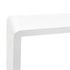 vidaXL Wall Cube Shelves 3 pcs White MDF