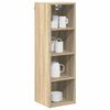 vidaXL Hanging Cabinet Sonoma Oak 30 x 29.5 x 100 cm Engineered Wood