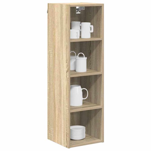vidaXL Hanging Cabinet Sonoma Oak 30 x 29.5 x 100 cm Engineered Wood