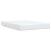 vidaXL Box Spring Bed with Mattress White 140x200 cm Faux Leather