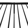 vidaXL Metal Bed Frame without Mattress with Footboard Black 80x200cm