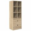 vidaXL Desk with Drawer 2 pcs Sonoma Oak