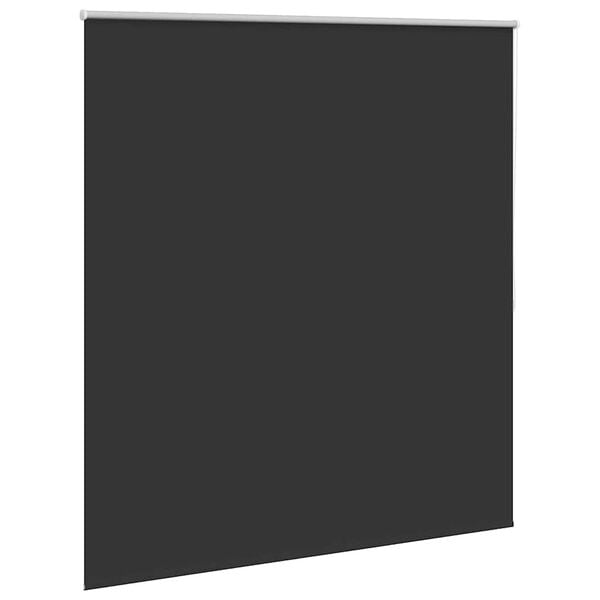 vidaXL Roller blind blackout 164.4x175 cm Fabric Width 160 cm black