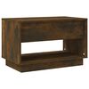 vidaXL TV Cabinet Smoked Oak 70x41x44 cm Engineered Wood
