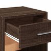 vidaXL Bedside Cabinet Brown Oak 35x34x65 cm Engineered Wood