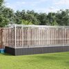 vidaXL Aviary with Extension Silver 625x207x212 cm Steel