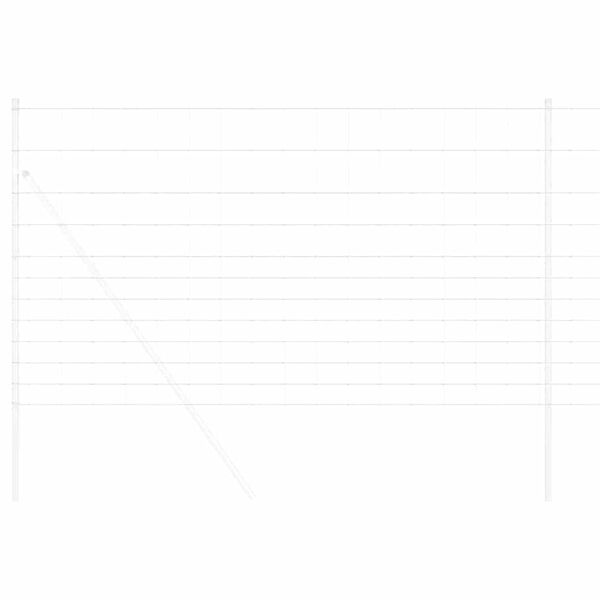 vidaXL Wild Fence Hot Dip Galvanized 1000 x 140 x 0.18 cm Iron