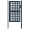 vidaXL Fence Gate Anthracite 102x200 cm Steel