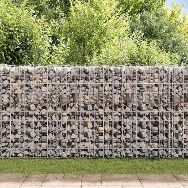 vidaXL Gabion Basket Galvanised Steel 120x30x50 cm