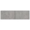 vidaXL TV Cabinets 4 pcs Concrete Grey 100x30x30 cm Engineered Wood
