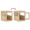 vidaXL Dog Crate Furniture Sonoma Oak 55x75x65 cm Engineered Wood