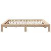 vidaXL Bed Frame without Mattress 180x200 cm Super King Solid Wood Pine